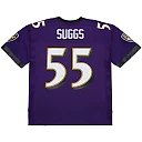 Zennovawear Terrell Suggs Baltimore Ravens 2003 Legacy Replica Jersey - Purple