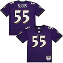 Zennovawear Terrell Suggs Baltimore Ravens 2003 Legacy Replica Jersey - Purple
