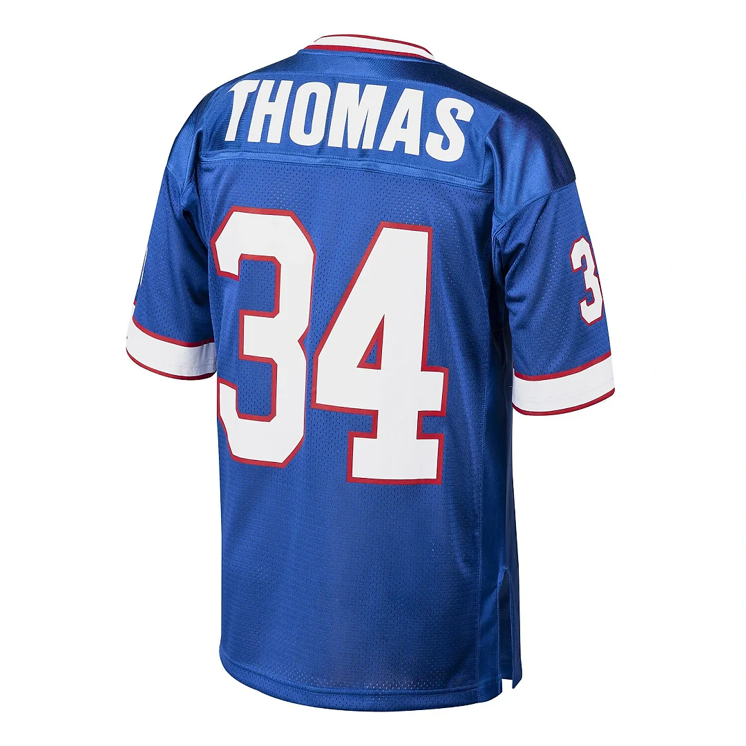 Zennovawear Thurman Thomas Buffalo Bills 1985 Authentic Throwback Retired Player Jersey - Royal