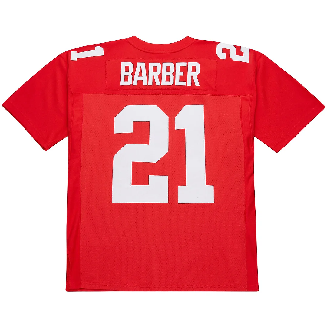 Zennovawear Tiki Barber New York Giants 2004 Legacy Replica Jersey - Red