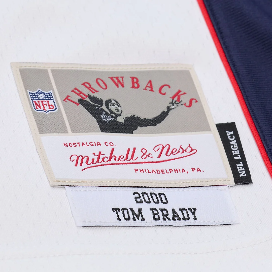 Zennovawear Tom Brady New England Patriots 2000 Legacy Replica Jersey - White