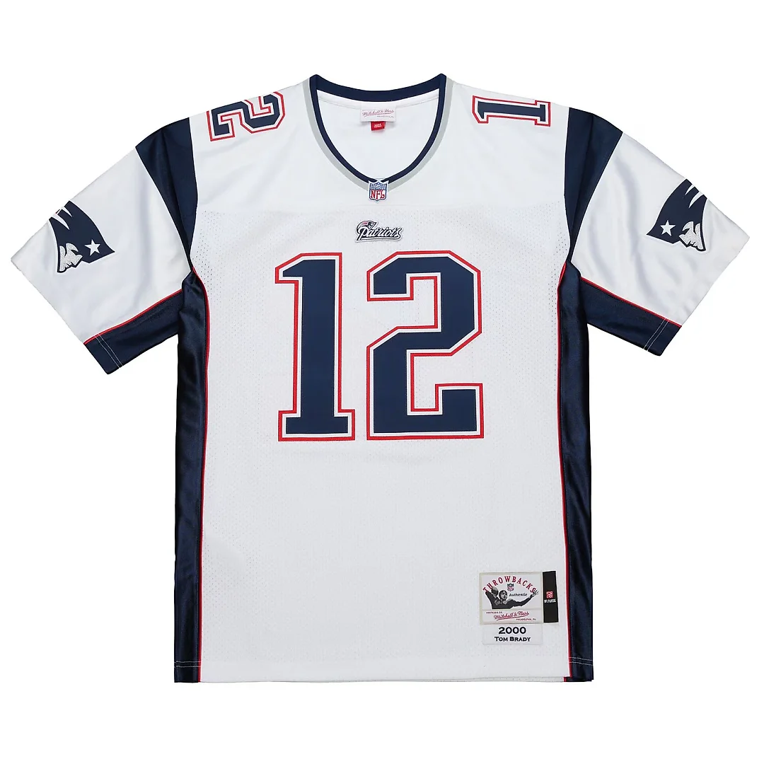 Zennovawear Tom Brady New England Patriots 2000 Big & Tall Legacy Replica Jersey - White