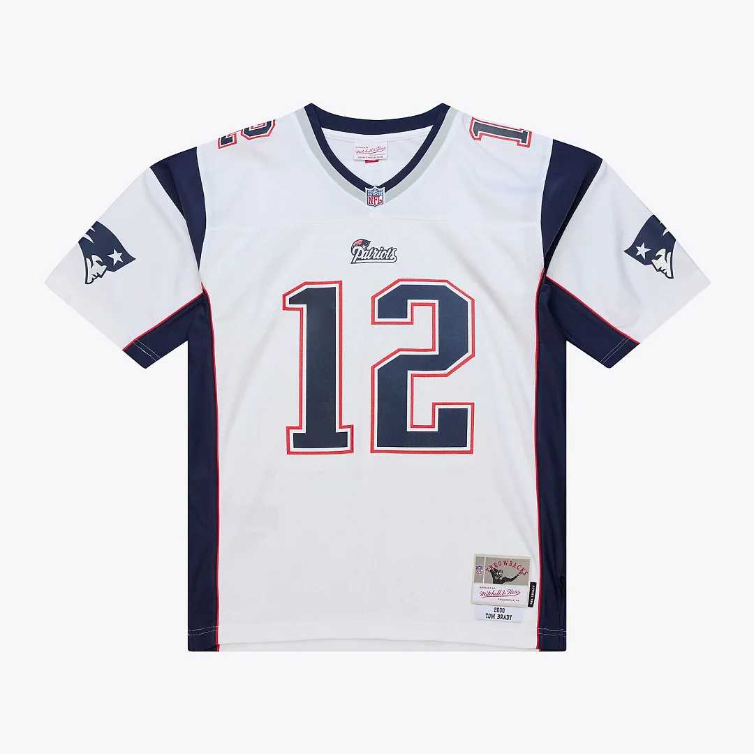 Zennovawear Tom Brady New England Patriots 2000 Legacy Replica Jersey - White