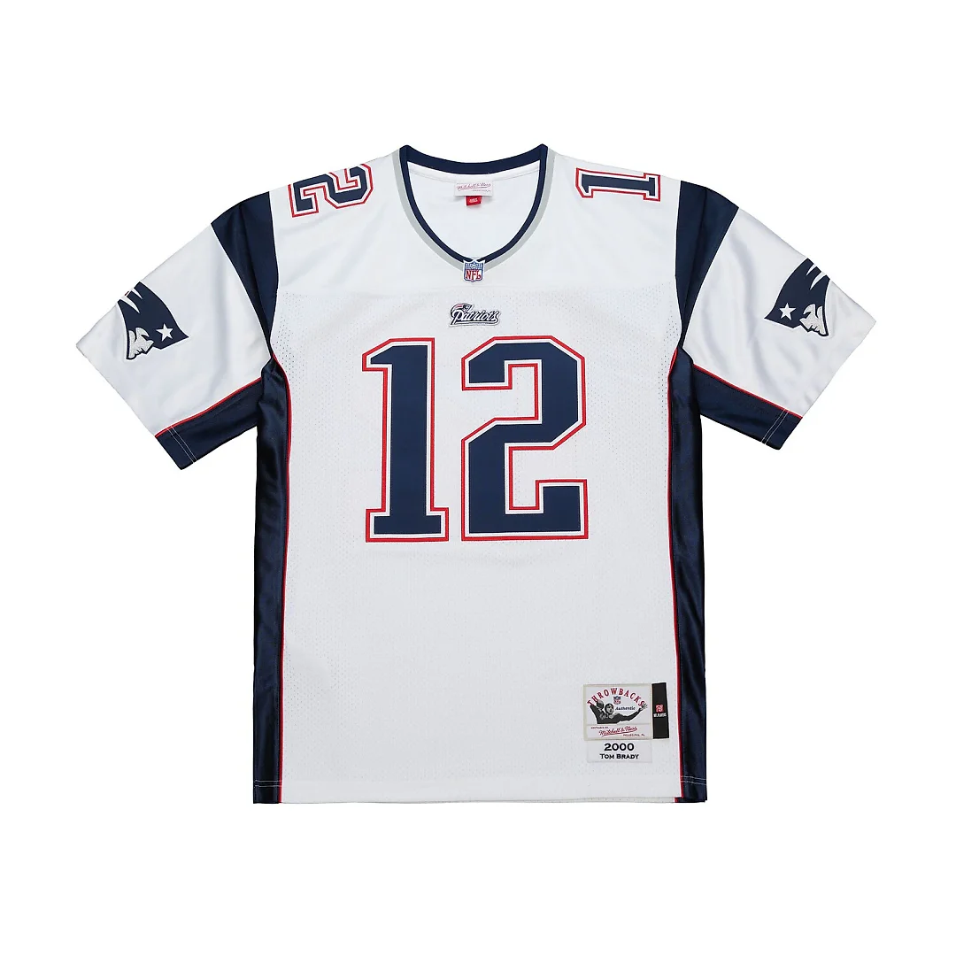 Zennovawear Tom Brady New England Patriots 2000 Authentic Jersey - White