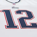 Zennovawear Tom Brady New England Patriots 2000 Big & Tall Legacy Replica Jersey - White