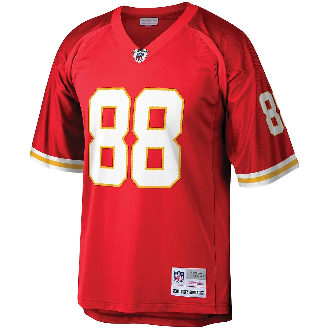 Zennovawear Tony Gonzalez Kansas City Chiefs Legacy Replica Jersey - Red