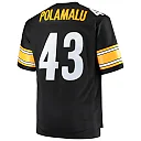Zennovawear Troy Polamalu Pittsburgh Steelers Big & Tall 2005 Retired Player Replica Jersey - Black