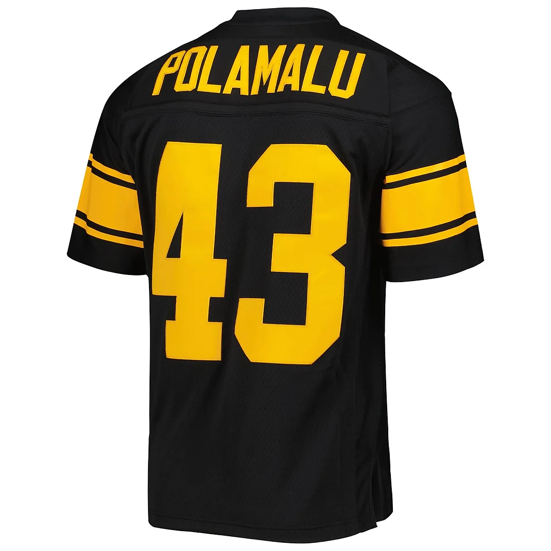 Zennovawear Troy Polamalu Pittsburgh Steelers Legacy Replica Jersey - Black