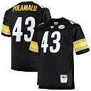 Zennovawear Troy Polamalu Pittsburgh Steelers Big & Tall 2005 Retired Player Replica Jersey - Black
