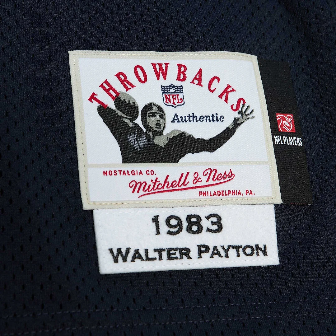 Zennovawear Walter Payton Chicago Bears 1983 Authentic Throwback Retired Player Jersey - Navy