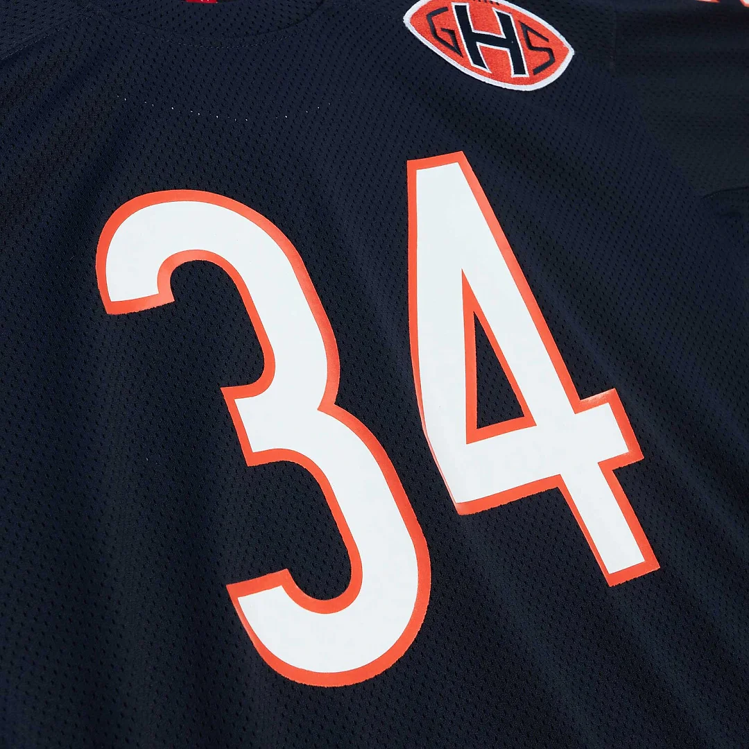 Zennovawear Walter Payton Chicago Bears 1983 Authentic Throwback Retired Player Jersey - Navy