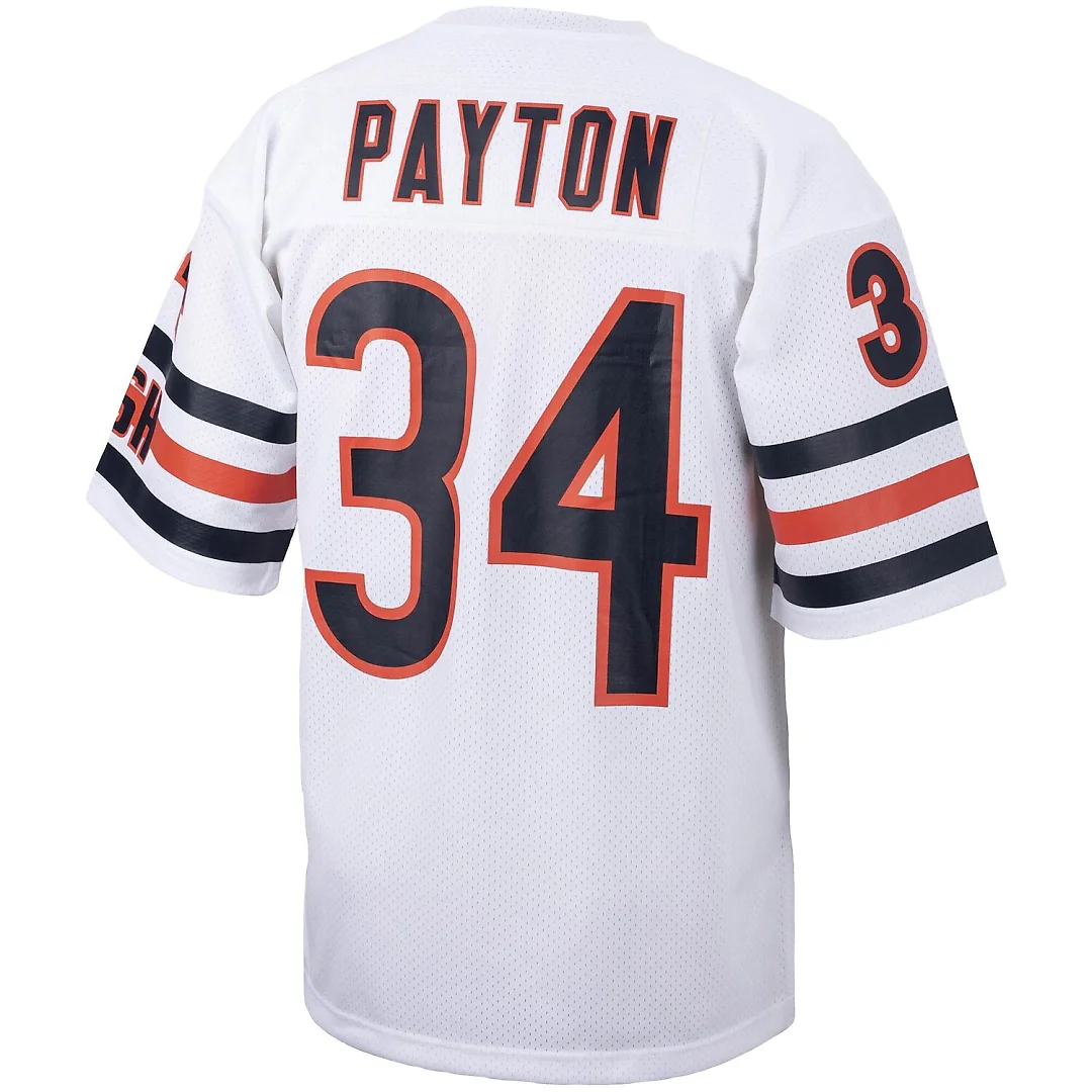 Zennovawear Walter Payton Chicago Bears Big & Tall 1985 Retired Player Replica Jersey - White