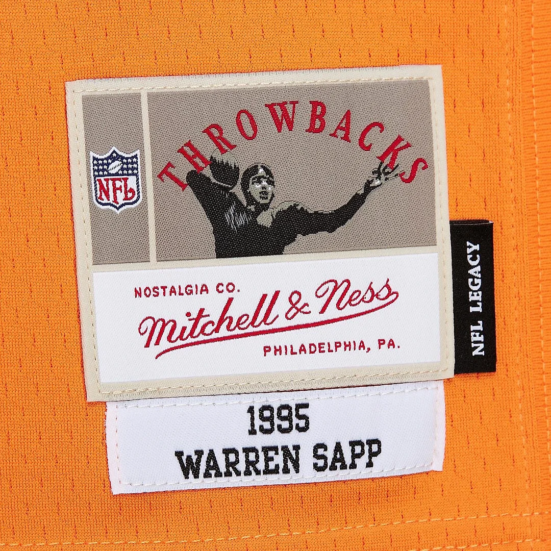 Zennovawear Warren Sapp Tampa Bay Buccaneers 1995 Legacy Replica Jersey - Orange