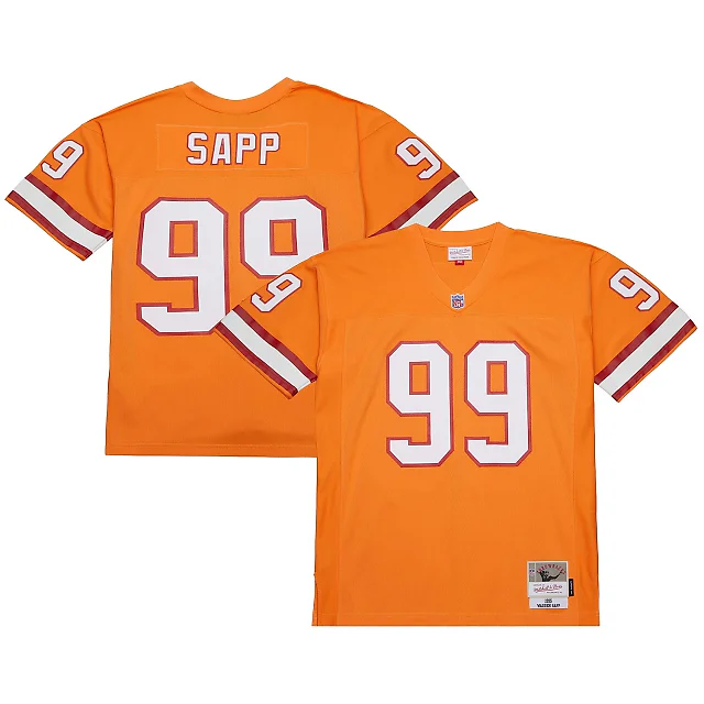 Zennovawear Warren Sapp Tampa Bay Buccaneers 1995 Legacy Replica Jersey - Orange