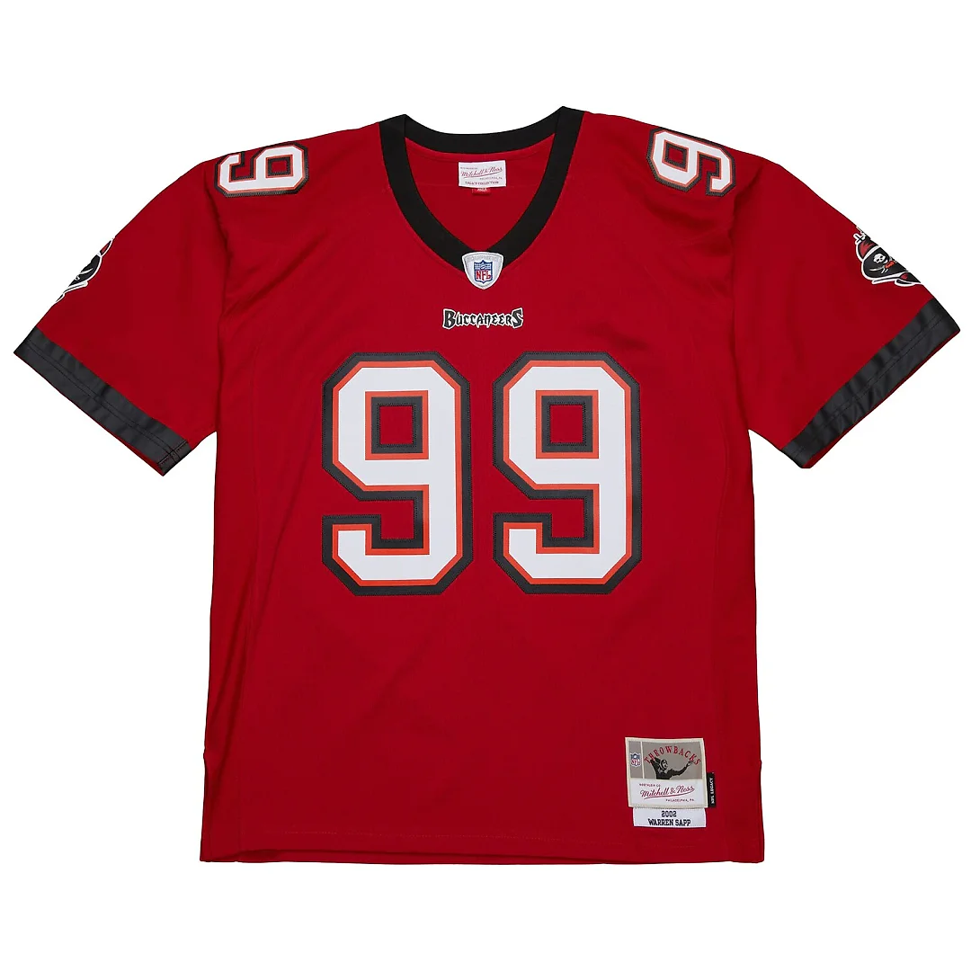 Zennovawear Warren Sapp Tampa Bay Buccaneers 2002 Legacy Replica Jersey - Red
