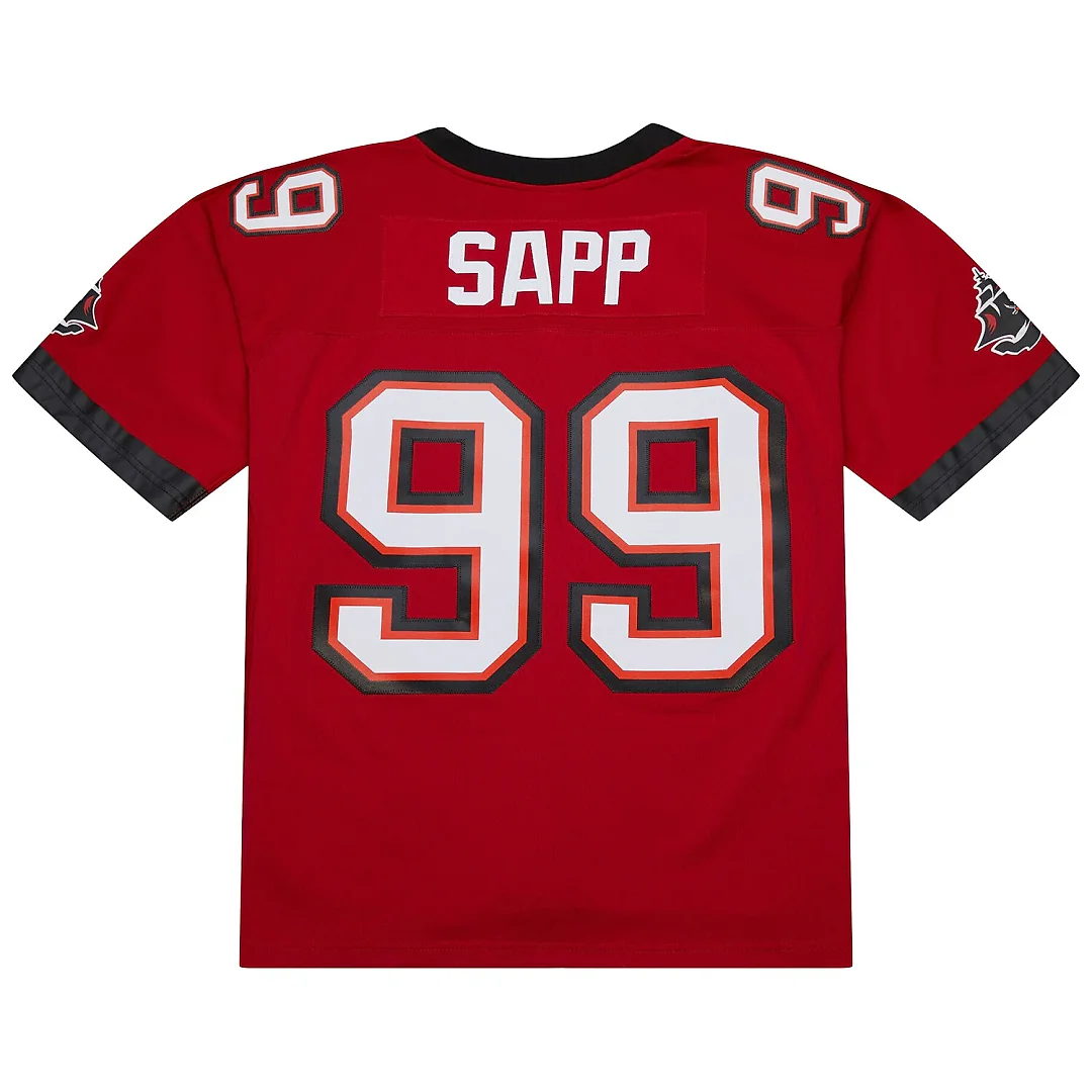 Zennovawear Warren Sapp Tampa Bay Buccaneers 2002 Legacy Replica Jersey - Red