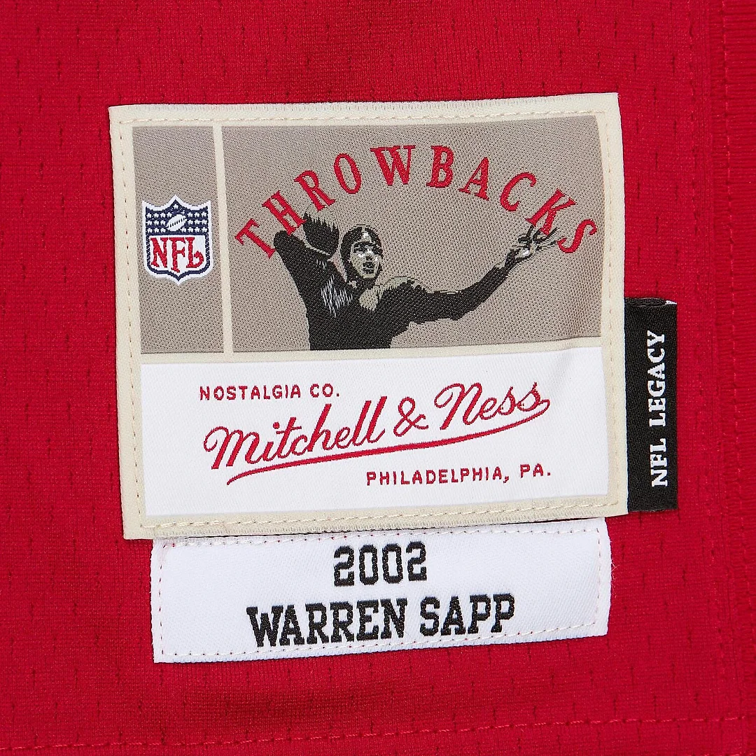 Zennovawear Warren Sapp Tampa Bay Buccaneers 2002 Legacy Replica Jersey - Red