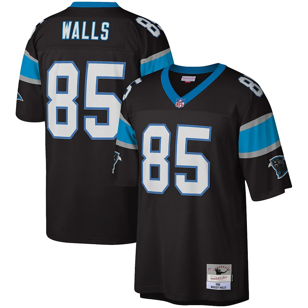 Zennovawear Wesley Walls Carolina Panthers Legacy Replica Jersey - Black