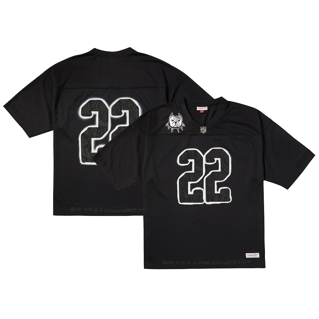 Zennovawear Men's Mitchell & Ness Black ?FL Por La Cultura x CHITO Limited Edition Jersey