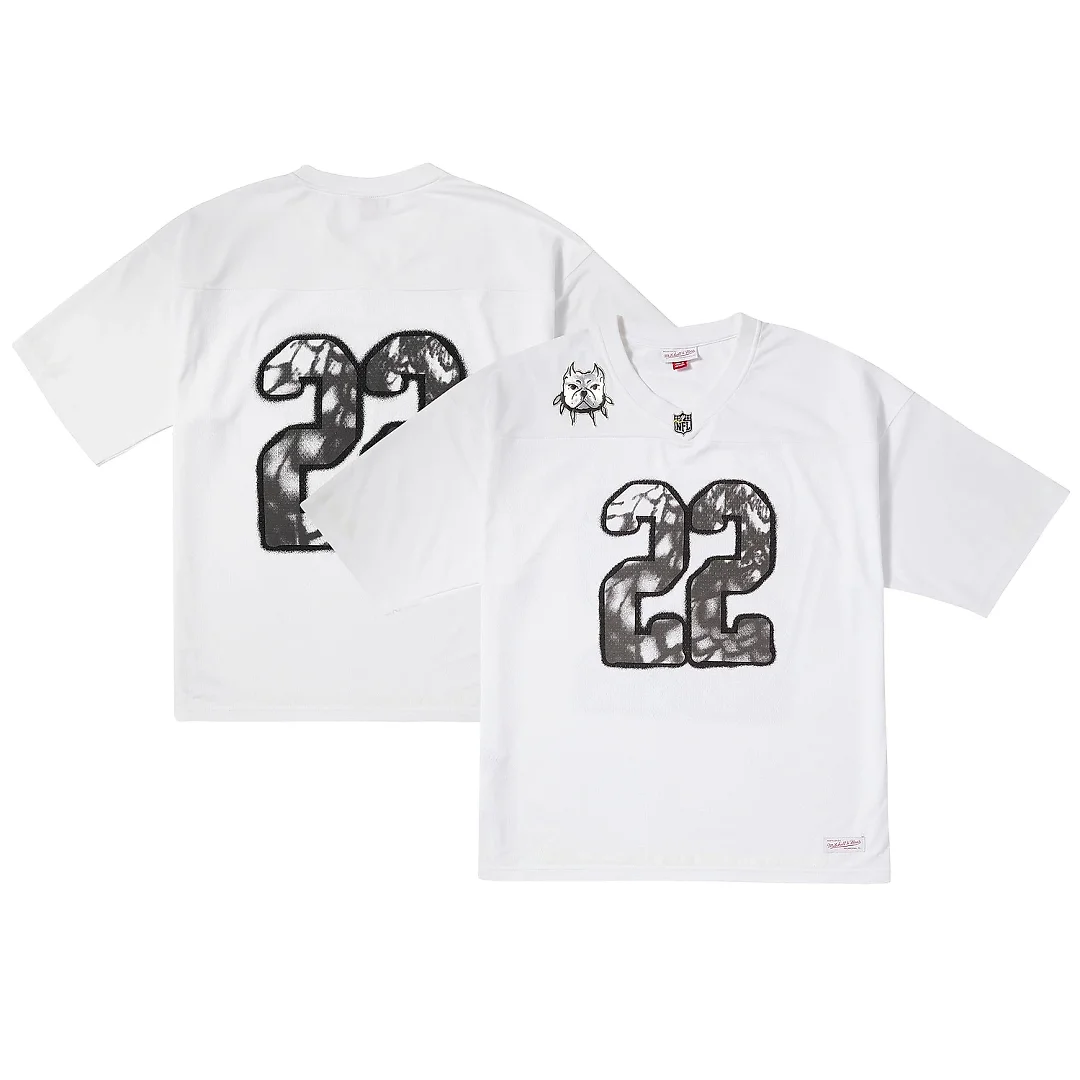 Zennovawear Men's Mitchell & Ness White ?FL Por La Cultura x CHITO Limited Edition Jersey