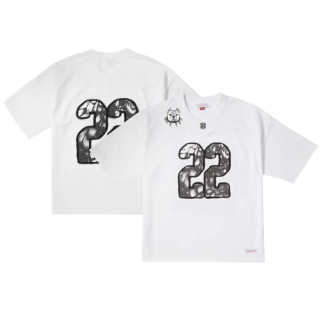Zennovawear Men's Mitchell & Ness White ?FL Por La Cultura x CHITO Limited Edition Jersey