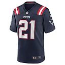 Zennovawear Men's New England Patriots Adrian Phillips Navy Game Jersey