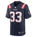 Zennovawear Men's New England Patriots Anfernee Jennings Navy Team Game Jersey