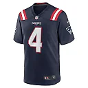 Zennovawear Men's New England Patriots Antonio Gibson Navy Game Jersey