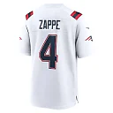 Zennovawear Men's New England Patriots Bailey Zappe White Game Player Jersey