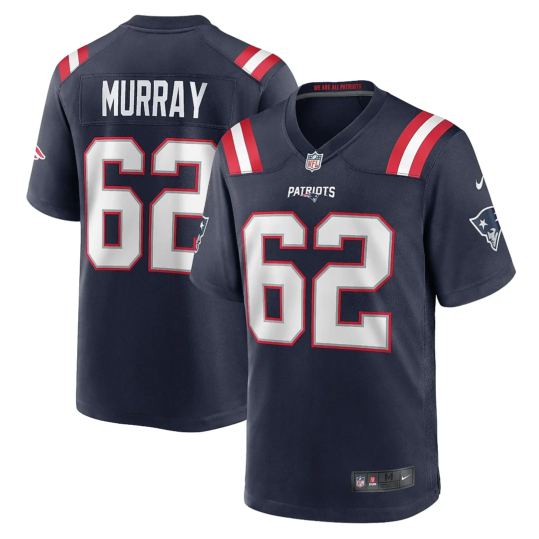 Zennovawear Men's New England Patriots Bill Murray Navy Game Player Jersey