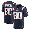 Zennovawear Men's New England Patriots Braylon Sanders Navy Game Jersey