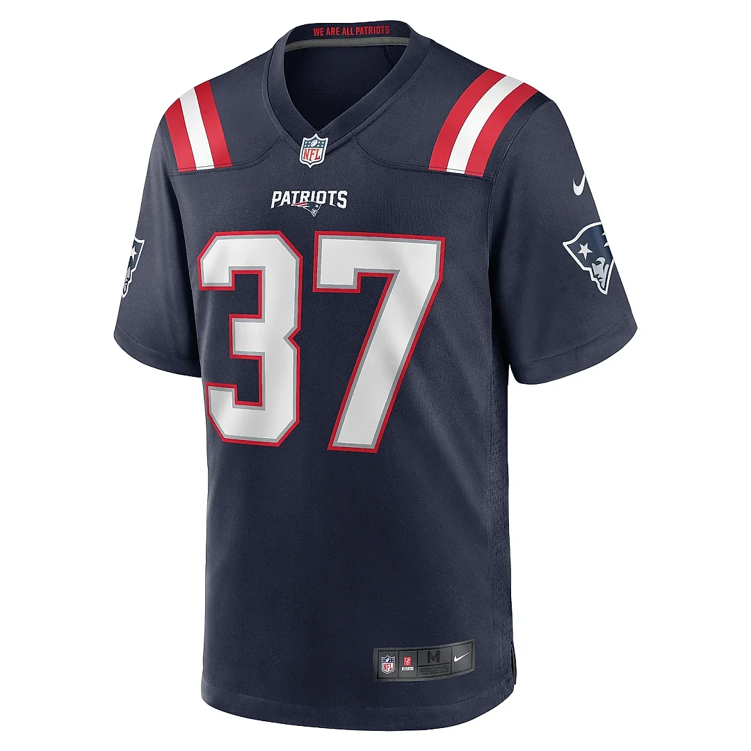 Zennovawear Men's New England Patriots Chad Ryland Navy Team Game Jersey