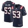 Zennovawear Men's New England Patriots Christian Elliss Navy Game Jersey