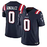 Zennovawear Men's New England Patriots Christian Gonzalez Navy Vapor F.U.S.E. Limited Jersey