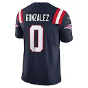 Zennovawear Men's New England Patriots Christian Gonzalez Navy Vapor F.U.S.E. Limited Jersey