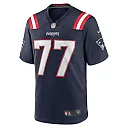Zennovawear Men's New England Patriots Chukwuma Okorafor Navy Game Jersey