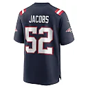 Zennovawear Men's New England Patriots Curtis Jacobs Navy Game Jersey