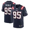 Zennovawear Men's New England Patriots Daniel Ekuale Navy Game Player Jersey