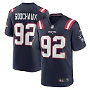 Zennovawear Men's New England Patriots Davon Godchaux Navy Game Jersey