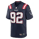 Zennovawear Men's New England Patriots Davon Godchaux Navy Game Jersey