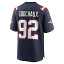 Zennovawear Men's New England Patriots Davon Godchaux Navy Game Jersey