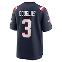 Zennovawear Men's New England Patriots Demario Douglas Navy Game Jersey