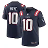 Zennovawear Men's New England Patriots Drake Maye Navy Player Game Jersey