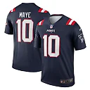 Zennovawear Men's New England Patriots Drake Maye Navy Team Legend Player Performance Top