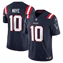 Zennovawear Men's New England Patriots Drake Maye Navy Vapor F.U.S.E. Limited Jersey