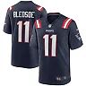 Zennovawear Men's New England Patriots Drew Bledsoe Navy Game Retired Player Jersey