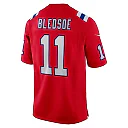 Zennovawear Men's New England Patriots Drew Bledsoe Red Retired Player Alternate Game Jersey