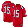 Zennovawear Men's New England Patriots Ezekiel Elliott Red Alternate Game Player Jersey