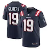 Zennovawear Men's New England Patriots Garrett Gilbert Navy Home Game Player Jersey
