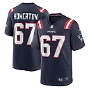 Zennovawear Men's New England Patriots Hayden Howerton Navy Home Game Player Jersey
